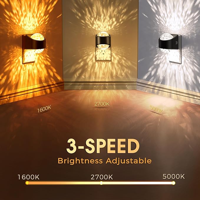 Night Light Plug into Wall, Color Changing Night Light, 3CCT Diamond Design with Galaxy Star Projector, Dusk to Dawn Sensor for Bathroom Bedroom Gaming Room Decor Gift,2 Pack