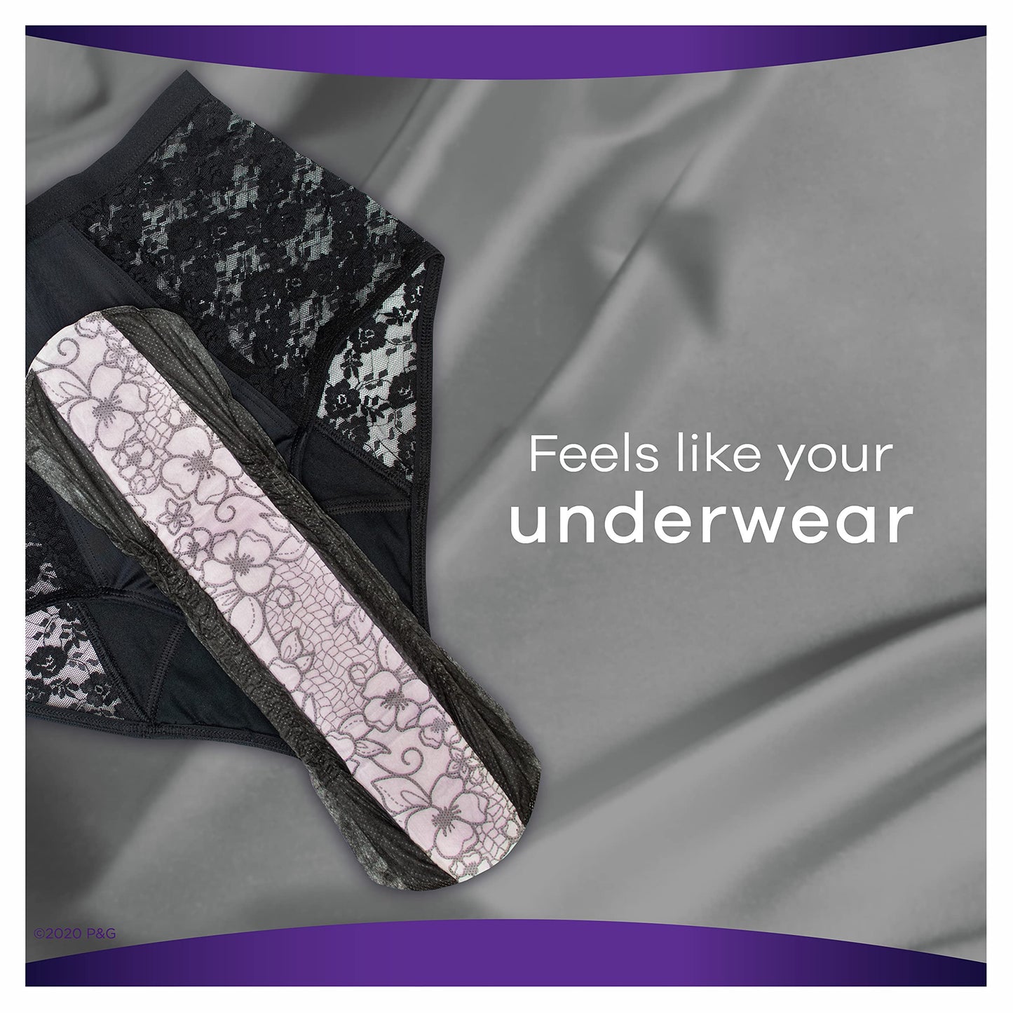 Always Discreet Boutique Incontinence Pads, Size 6, Extra Heavy Absorption, Long, 20 Pads