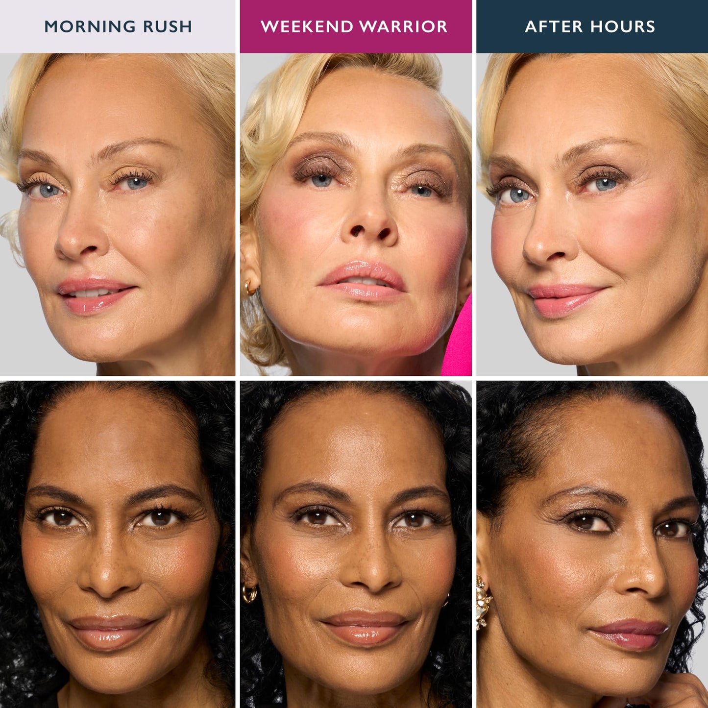 LAURA GELLER NEW YORK Glam On the Go Eyeshadow & Blush Palettes - Each Set Includes Three Palettes - Ready for Gifting - Easy to