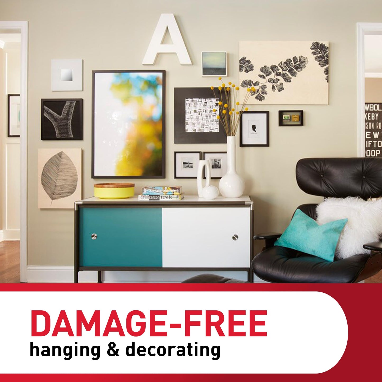 Command 10 lb Narrow Picture Hanging Strips 12 Pairs (24 Strips), Damage-Free Hanging Picture Hangers, No Tools Wall Hanging Strips for Christmas Decorations