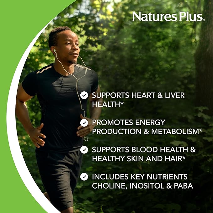Natures Plus Super B50-90 Vegetarian Capsules - High Potency B Complex Vitamin Supplement - Brain & Energy Booster - Gluten-Free - 90 Servings