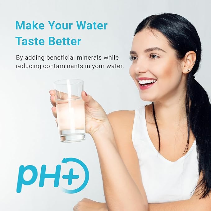 AQUA CREST Alkaline Water Filters Increase PH, 𝐍𝐎𝐓 𝐑𝐞𝐝𝐮𝐜𝐞 𝐓𝐃𝐒, Replacement for Zero Filter Pitchers and Dispensers, 6-Stage Filters Reduce Chlorine, 4-Pack