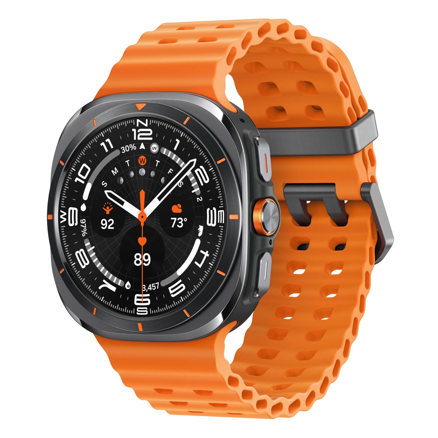 Samsung Galaxy Watch Ultra (2025) 47mm LTE Smartwatch, Titanium Casing, Advanced Sleep Coaching, Running Coach, Energy Score, Heart Rate Tracking, GPS, Titanium Gray [US Version, 2 Yr Warranty]