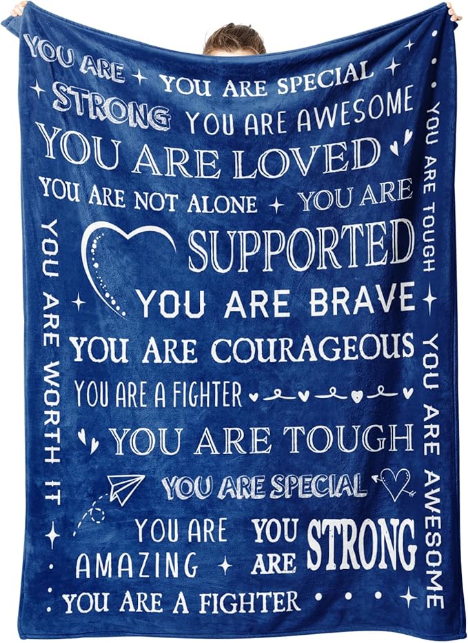 SteadStyle Blanket Gifts for Women or Men - Get Well Blanket, Inspirational Gifts for Her Him, Feel Better After Surgery P...