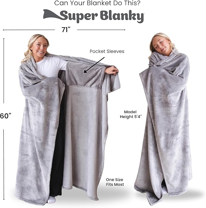 Wearable Blankets for Women, Adult Wearable Blanket Men, Valentine's Day Gifts for Her, Wife Birthday Gift Ideas