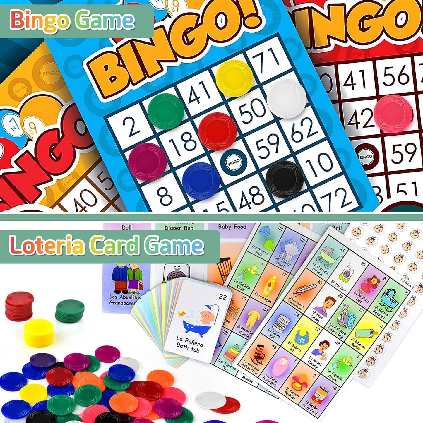 Coopay 2000 Pieces 10 Colors Plastic Poker Chips, 1 Inch Bingo Chips Bulk Learning Counters Disks Poker Card Game, Counting Markers for Math Practice, Game Tokens and Teaching Rewards, 25 mm