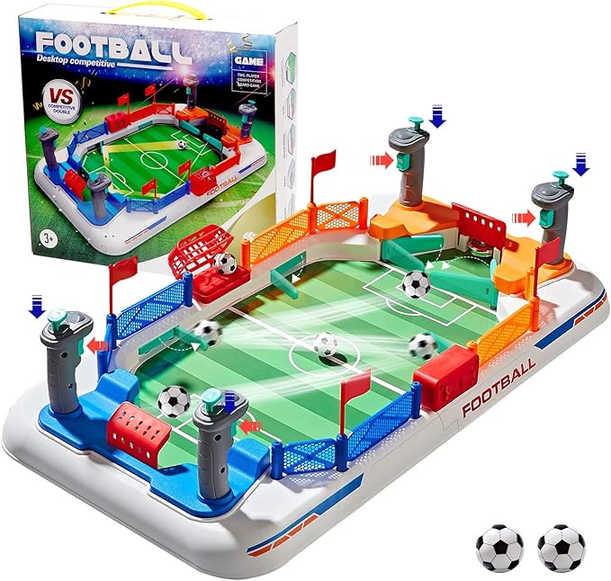 COUOMOXA Soccer Board Game for Kids: Mini Foosball Table Game - Interaction Soccer Toys for 3 4 5 6 7 8-12 Year Old Indoor...