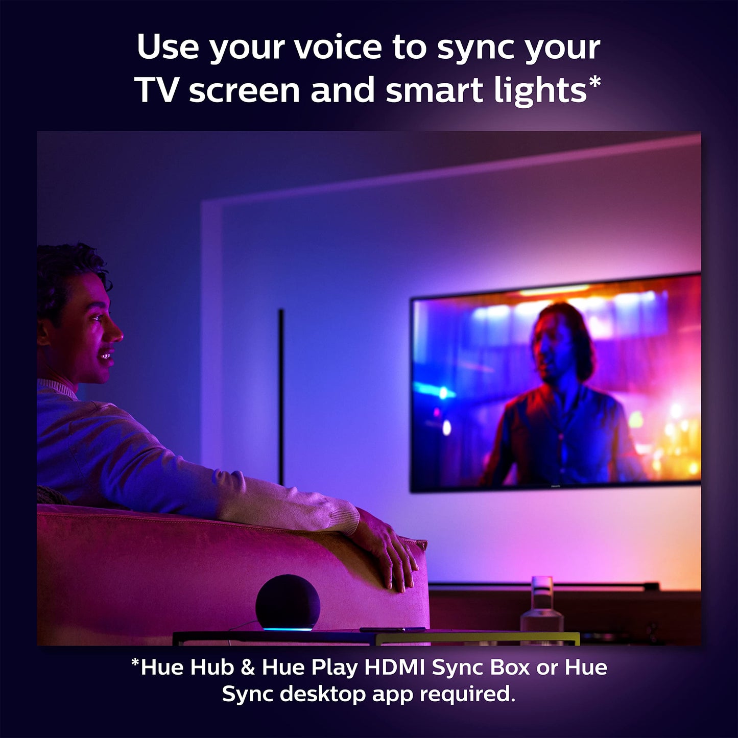 Philips Hue Play Gradient Light Tube, White, Compact, Model 573717, Synthetic Polymer