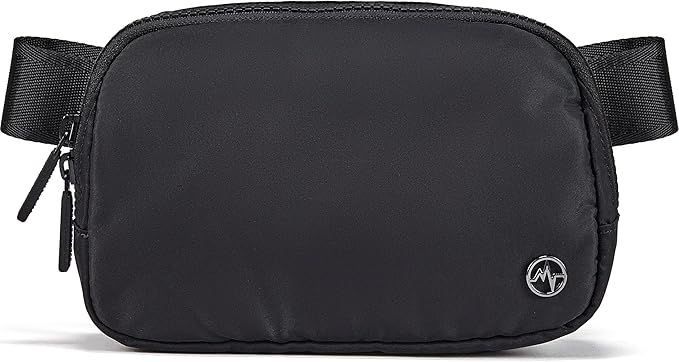 Pander Two Way Zipper Fanny Pack Nylon Everywhere Belt Bag for Women, Water Repellent Waist Packs, Crossbody Bags with Adj...