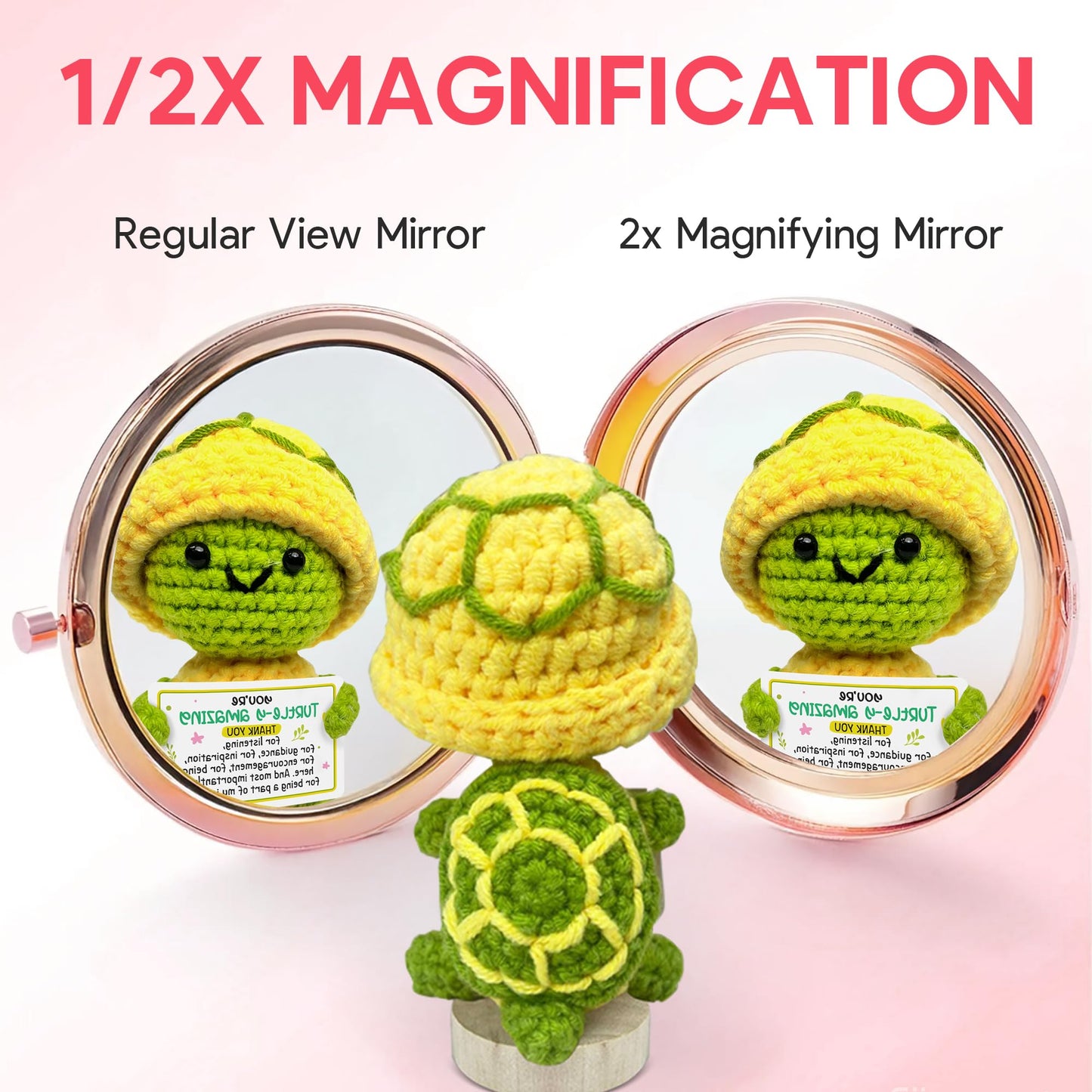 Gossby Inspirational Gift for Women - This is A Little Reminder Compact Mirror - Encouragement, Thank You, Appreciation, Motivat