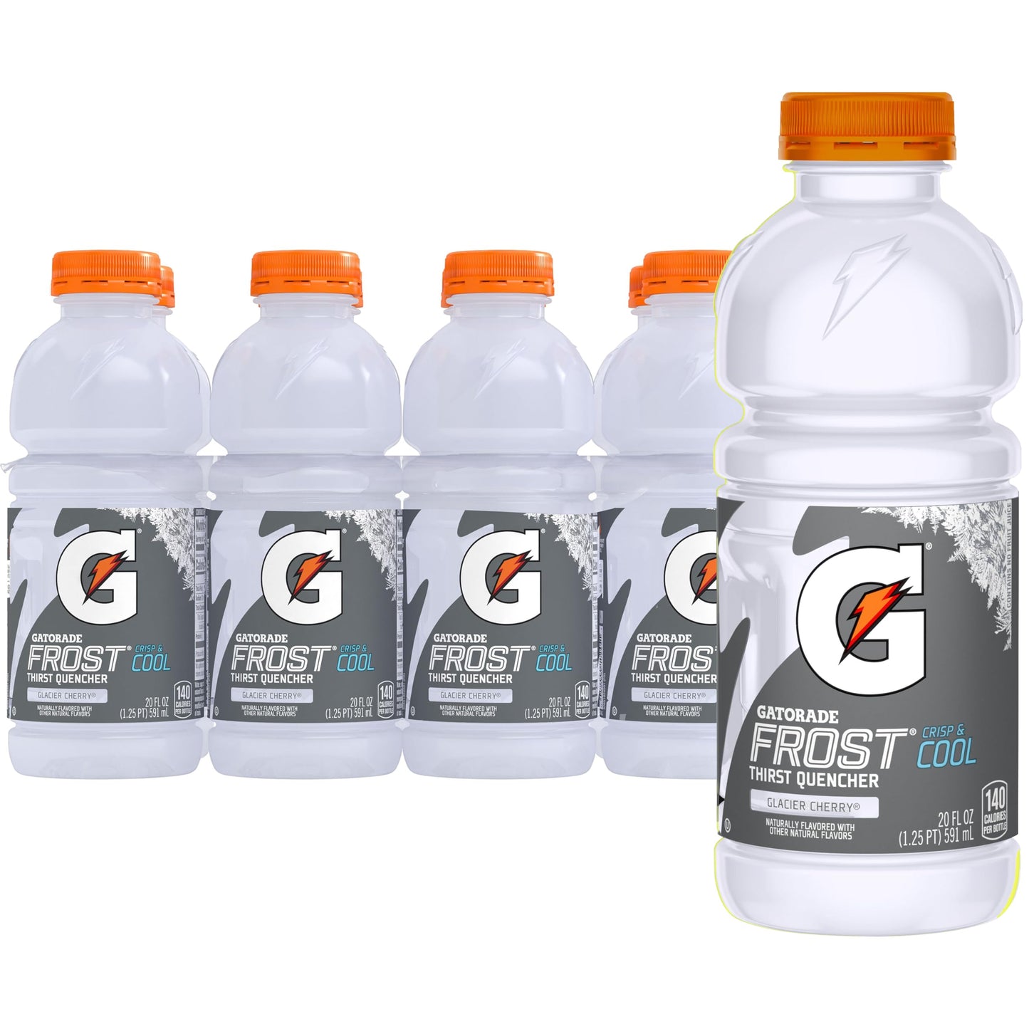 Gatorade Frost Thrist Quencher, Glacier Cherry, 20 Fl Oz Bottles, 8 Pack