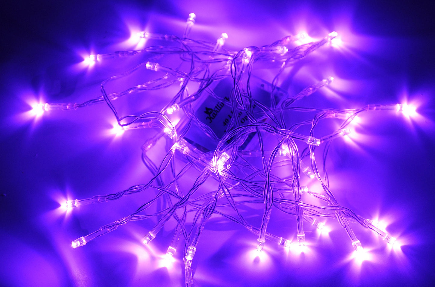 Karlling 40 LED Fairy Light String, Purple, 10 Pack, Wedding Party Xmas Decorations, Model Karlling-80010611_10