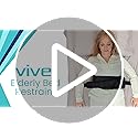Vive Bed Restraints for Elderly Dementia Patients - Safety Belt for Wheelchair &Bed - Fall Prevention Device for Seniors -...