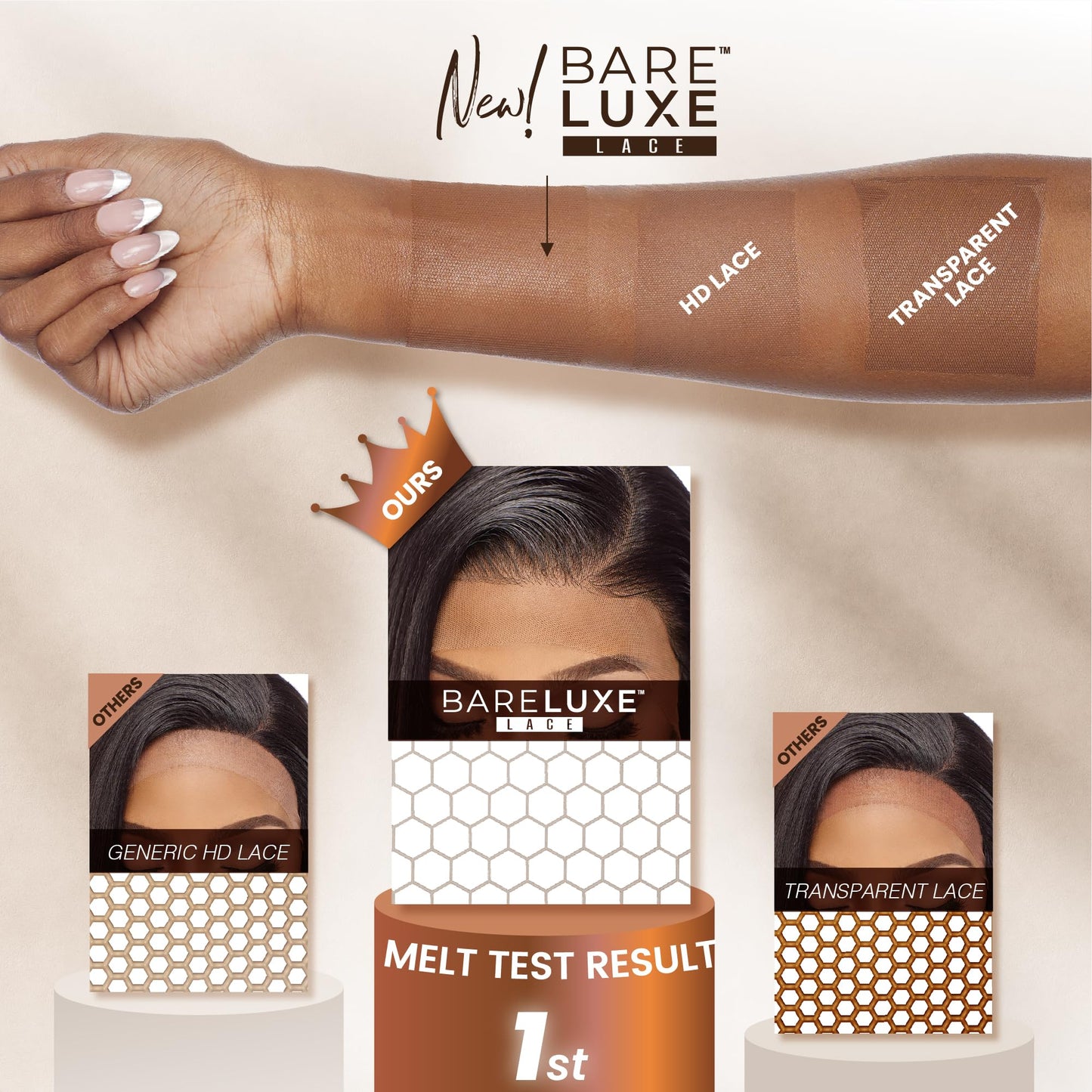 Sensationnel Bare Lace 13X6 Wigs - Unit 19 Lacefrontal Glueless Synthetic 180 Degree Preplucked Hairline (FLAMBOYAGEAUBURN)