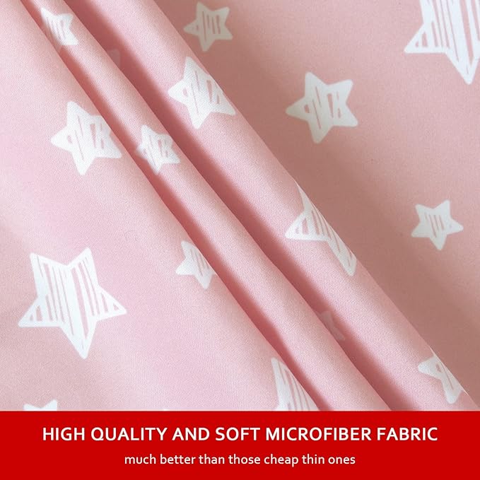 Changing Pad Cover for Girls 2 Pack, Lovely Print Soft Unisex Diaper Change Table Sheets, Fit 32"x16" Contoured Pad, Comfy Cozy 2-Pack Cradle Sheets, Pink&White