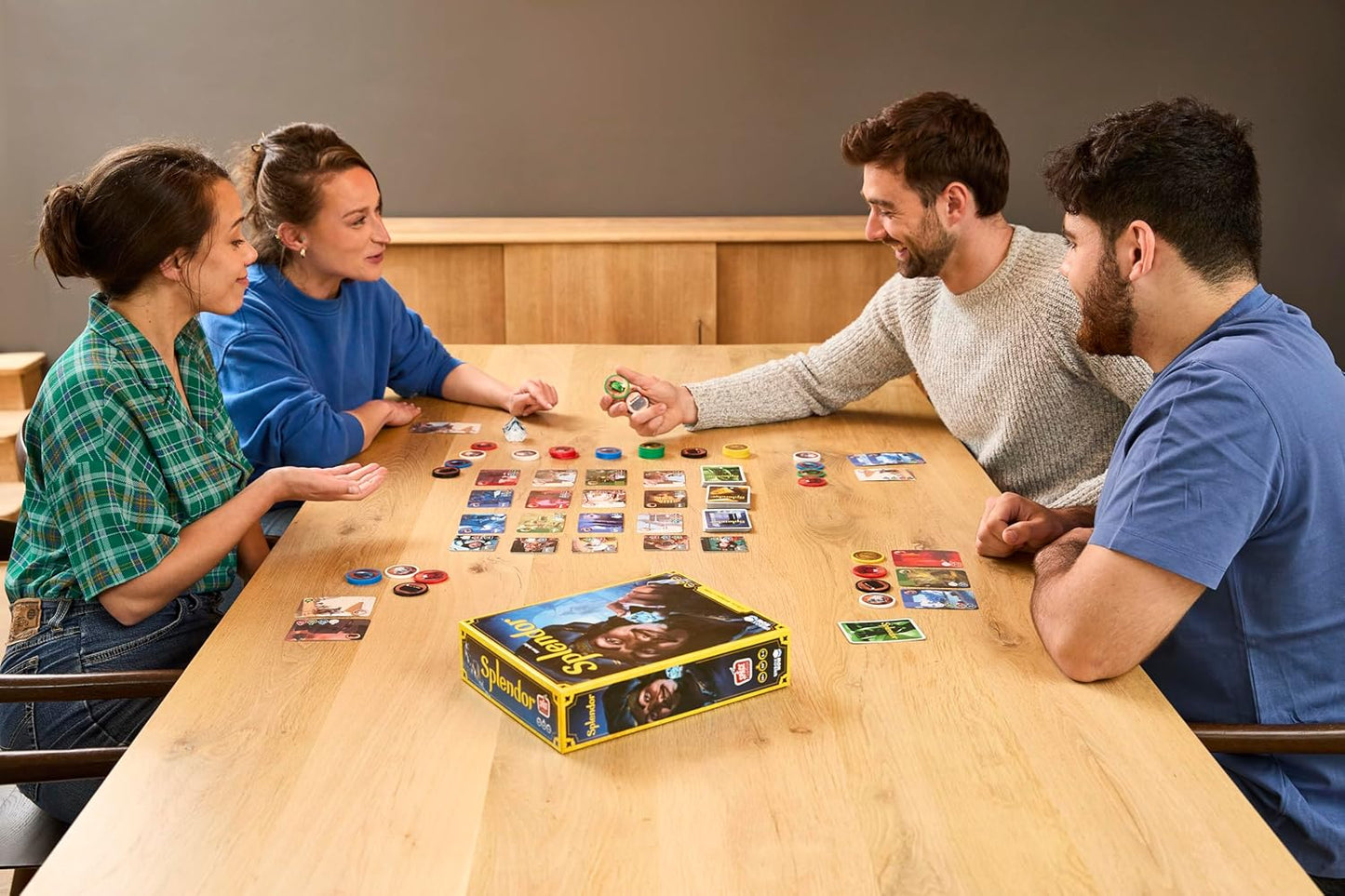 Asmodee Splendor Board Game - Master The Art of Wealth and Prestige! - Engaging Gem Mining Strategy Game for Kids & Adults, Ages 10+, 2-4 Players, 30 Min Playtime