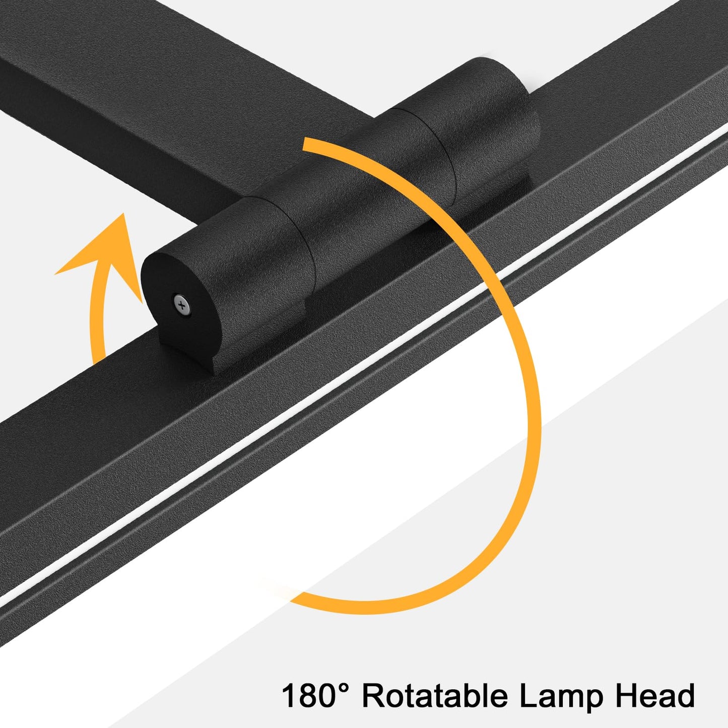 Izorro 40 Inch Modern Led Vanity Light Bar For Bathroom  Ip44 (Dimmable & Adjustable & Retractable) Black Bathroom Lighting Fixtures Over Mirror 6000K