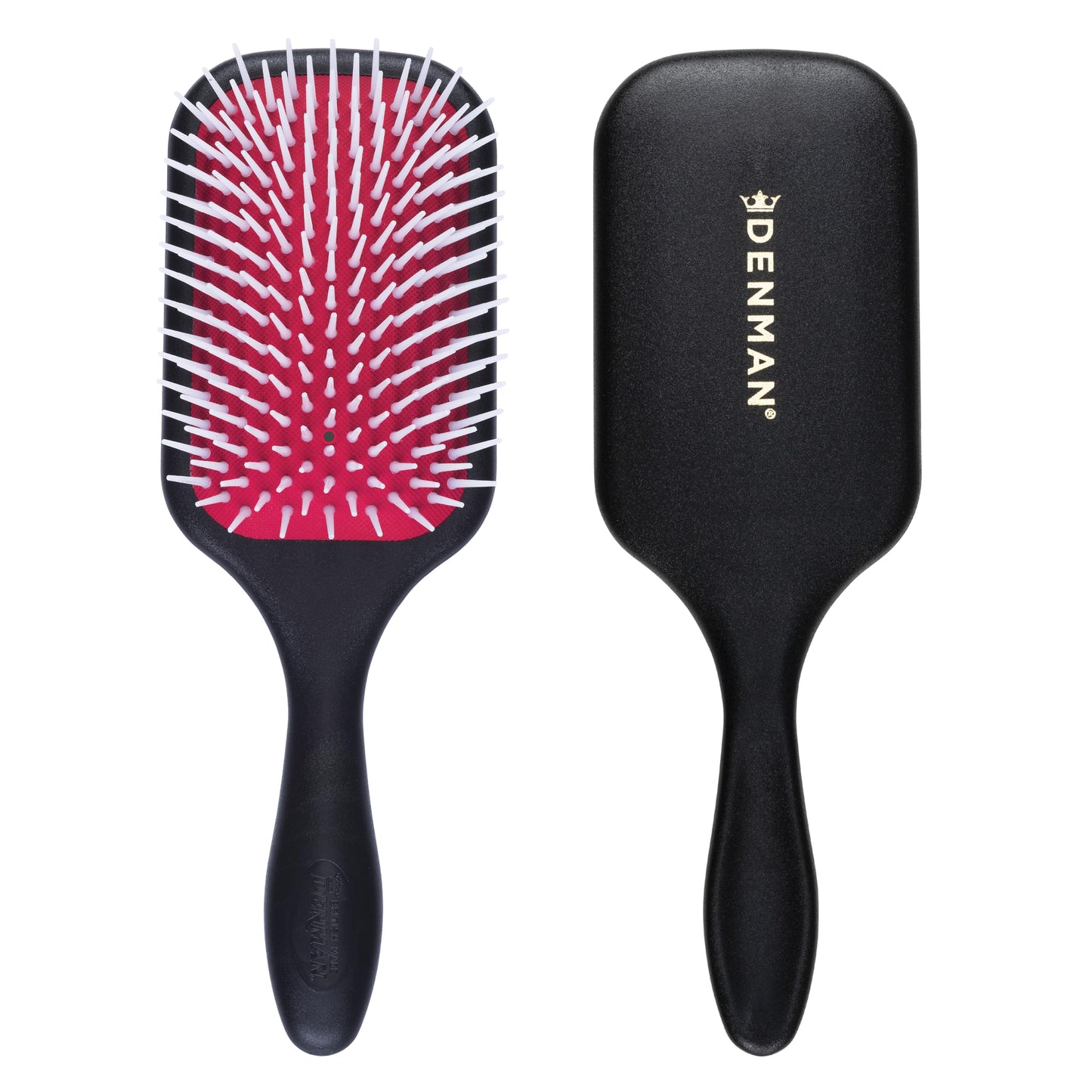 Denman Power Paddle Hair Brush for Fast and Comfortable Detangling, Blow Drying and Styling - Combination of D3 Styling Pins & P