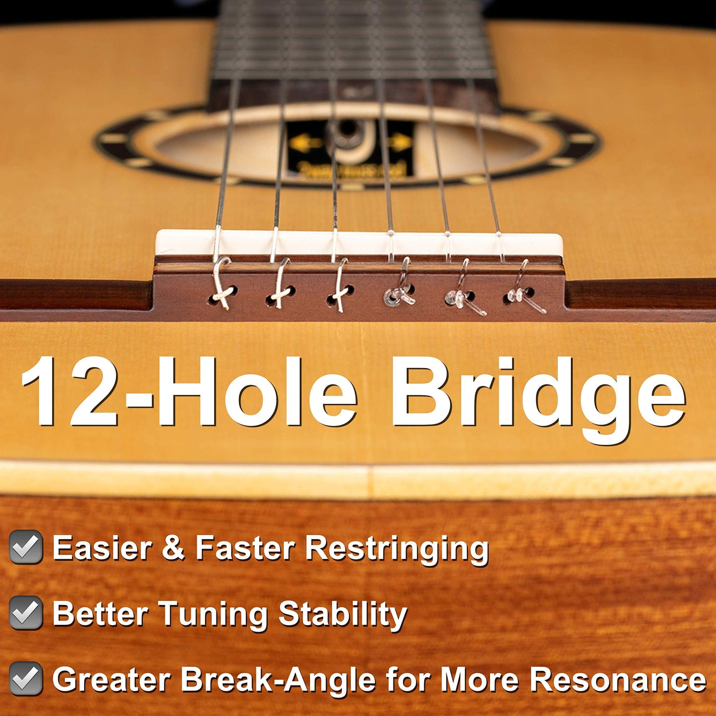 Ortega Guitars 6 String Family Series Full Size Nylon Classical Guitar W/Bag, Right, Spruce Top-Natural-Gloss, (R121G)