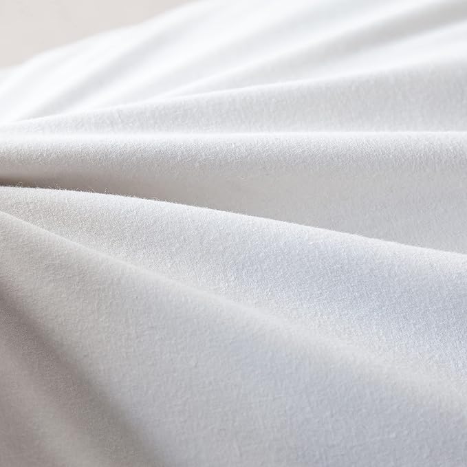 Luxury Goose Feathers Down Pillow Queen Size, Hotel Quality Fluffy Bed Pillow, Soft Pillow for Sleeping, Organic Cotton Cover(20x28”, Pack of 1)
