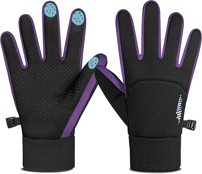 rivmount Kids Warm Winter Gloves Touchscreen Water-Resistant Cycling Running Skiing in Outdoor Cold Weather for Boy Girl
