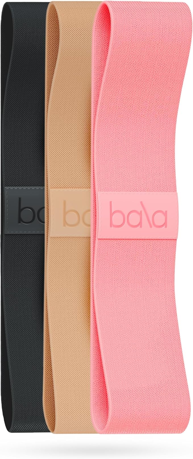 Bala Booty Bands Resistance Bands for Women & Men - Elastic Exercise Bands for Working Out - Wrist, Ankle, Legs & Booty Ba...