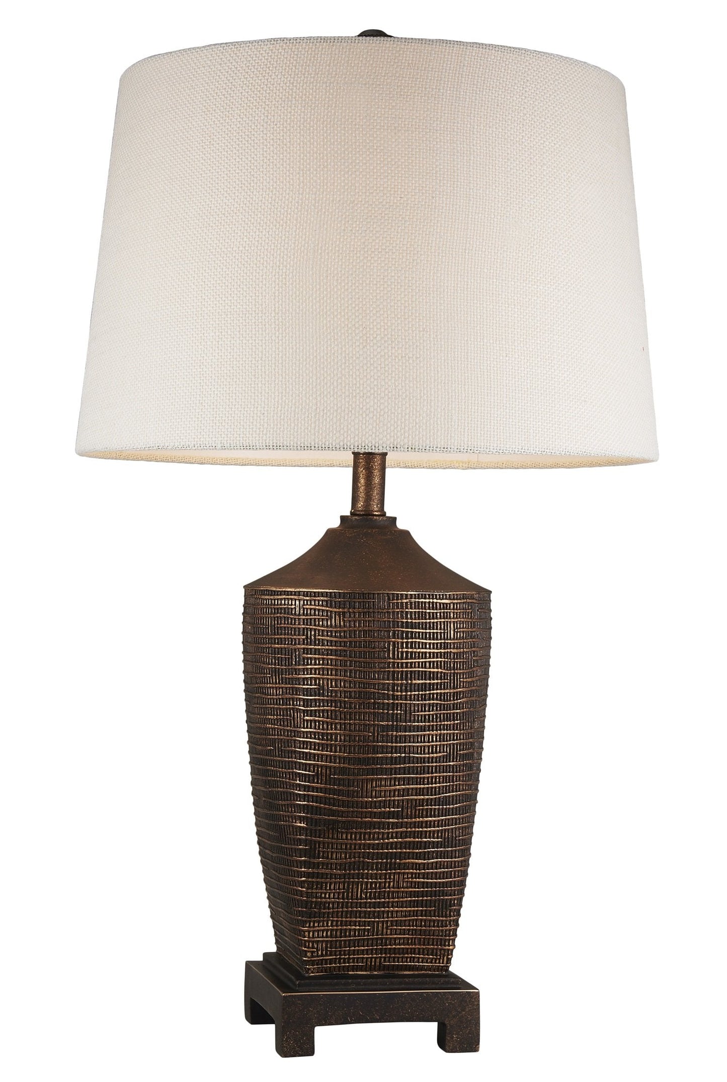 OK Lighting Kayan Table Lamp 30in H Resin Brown Model OK-4287T