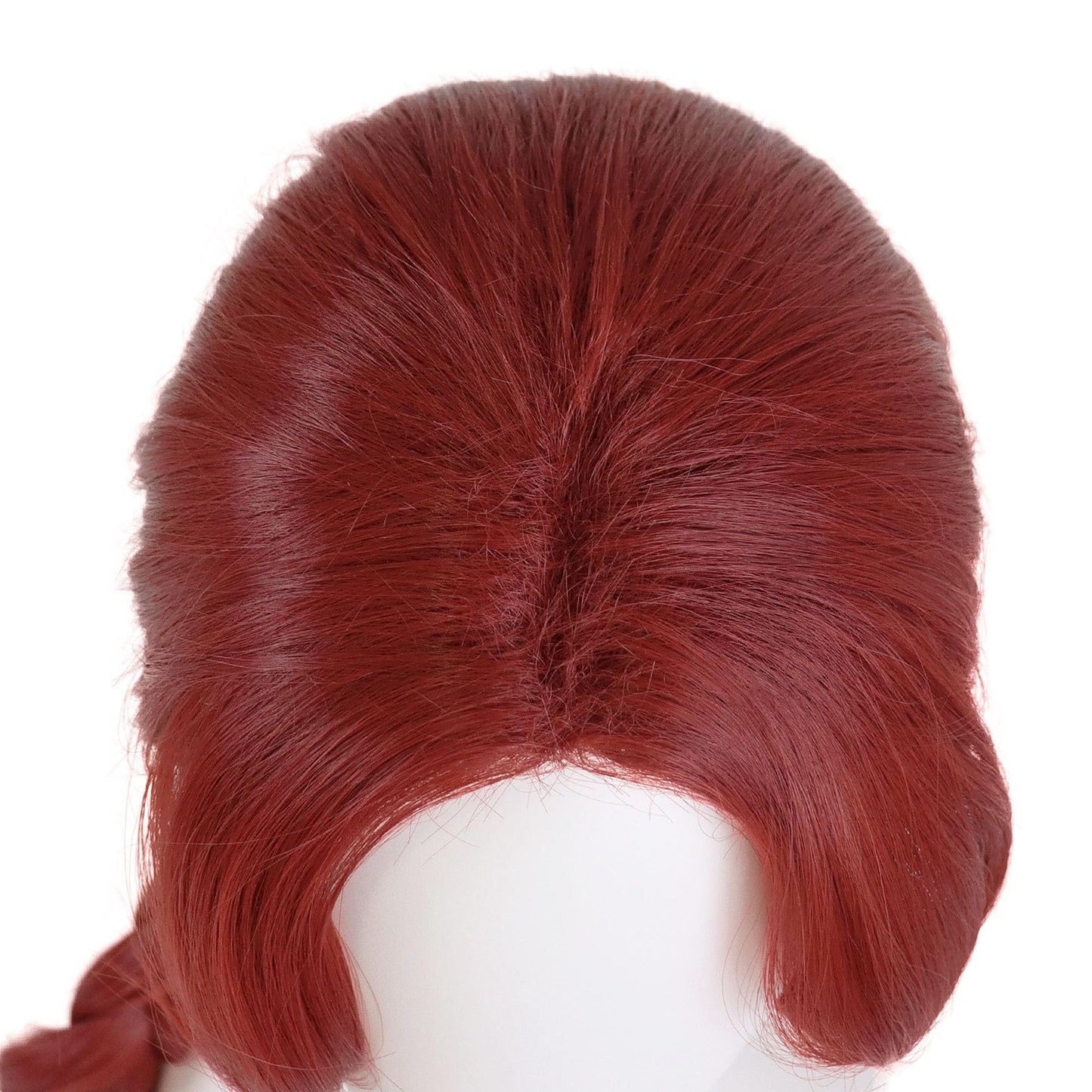 GNIMEGIL Long Braided Reddish Brown Heat Resistant Costume Wig for Cosplay Fiona Costume Women Red Braided Wig