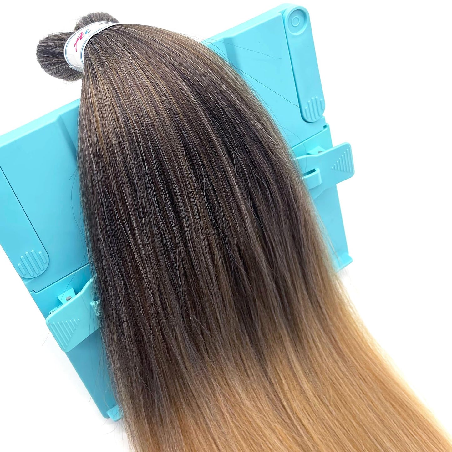 4/27/613 Blonde Ombre Braiding Hair Pre Stretched 30 Inch Long Braiding Hair Extensions for Braids Yaki Knotless Hypoallergenic