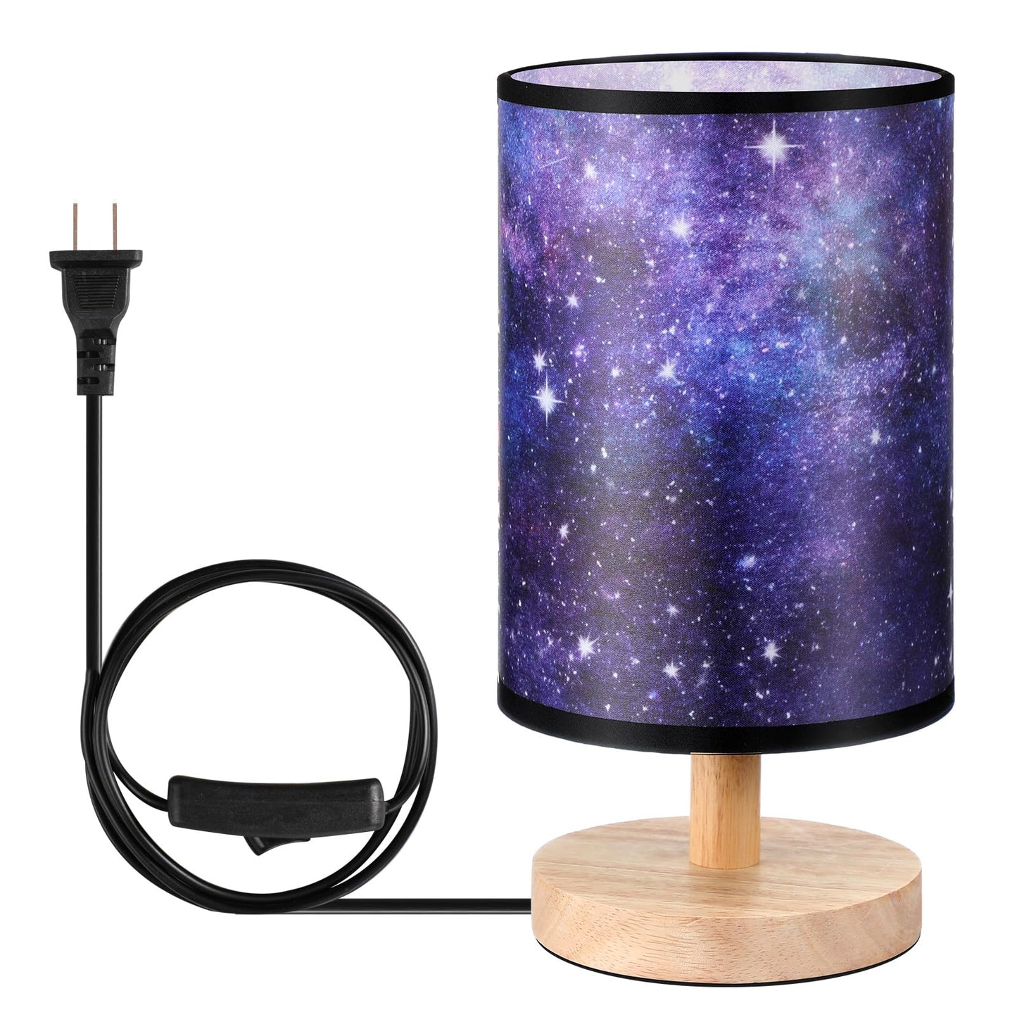 Glooglitter Space Galaxy Table Lamp Planets Christmas Gifts 3 Colors Dimmable Lights 9.72 x 5.12 Inch Planets Night Light Bedsid