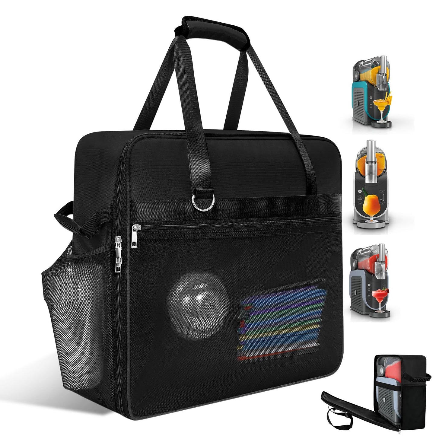 Portable Carrying Bag For Ninja Slushi Machine Fs300/Fs301 - Dustproof Travel Case For Frozen Drink Maker - Storage Bag Cover Fo