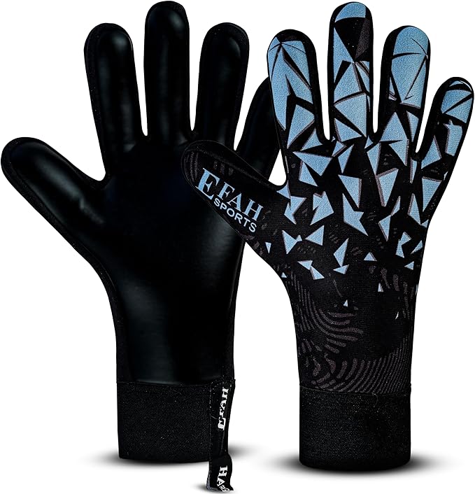 EFAH SPORTS Soccer Goalkeeper Gloves for Boys Kids Children Youth Adult Professional Goalkeeping Glove with Strong Grip Pr...