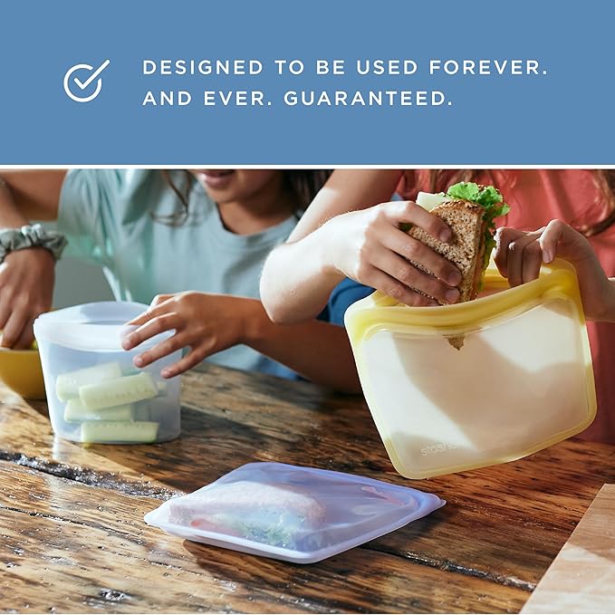 Stasher Premium Silicone Reusable Food Storage Bowl, Deep Ocean, Microwave, Sous Vide, Dishwasher, Oven and Freezer Safe, BPA Free, Leak-free, Eco-friendly, 2-Cup Bowl