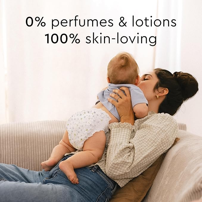 LILLYDOO Baby Diapers - Size 1 (4-11 lbs), Monthly Supply (144 Count), Leak Protection, Skin-Friendly, Ultrasoft, Perfume- & Chlorine-Free, Hypoallergenic, Dermatologist Tested, Oeko-TEX®