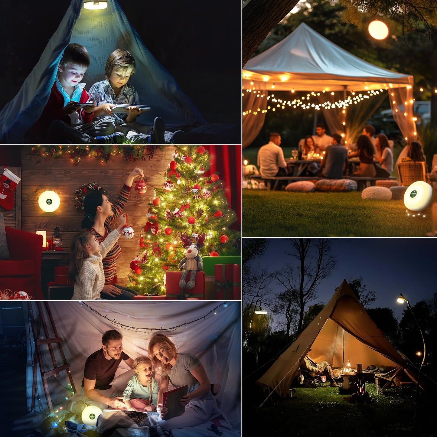 Camping String Lights Rechargeable Allspark 4 In 1 Quick Storage 32.8Ft Outdoor String Lights With 8 Lighting Modes Portable Led Fairy Lights For Christmas Decor Patio Tents Garden Party Holiday Gift
