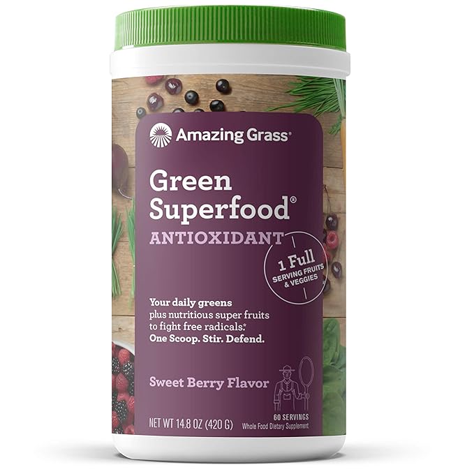 Amazing Grass Greens Blend Superfoods Powder (Original + Antioxidant)