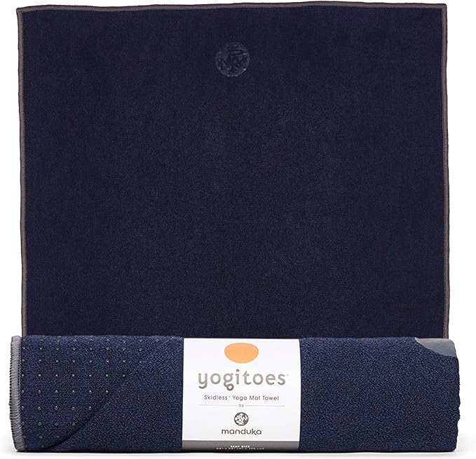 Manduka Yogitoes Hot Yoga Mat Towel - 71" | Moisture Activated Grip | Patented Silicone Nubs | Highly Absorbent, Durable &...