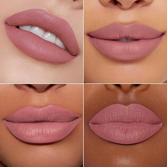 MAKI YIKA Pink Lipstick Set for Women Color Stay Long Lasting Lipsticks Hot Pink Nude Lipsticks Transferproof Cruelty-Free Lip Color
