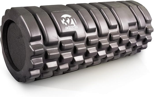 321 Strong Foam Roller - Medium Density Deep Tissue Massager for Muscle Massage and Myofascial Trigger Point Release, with...