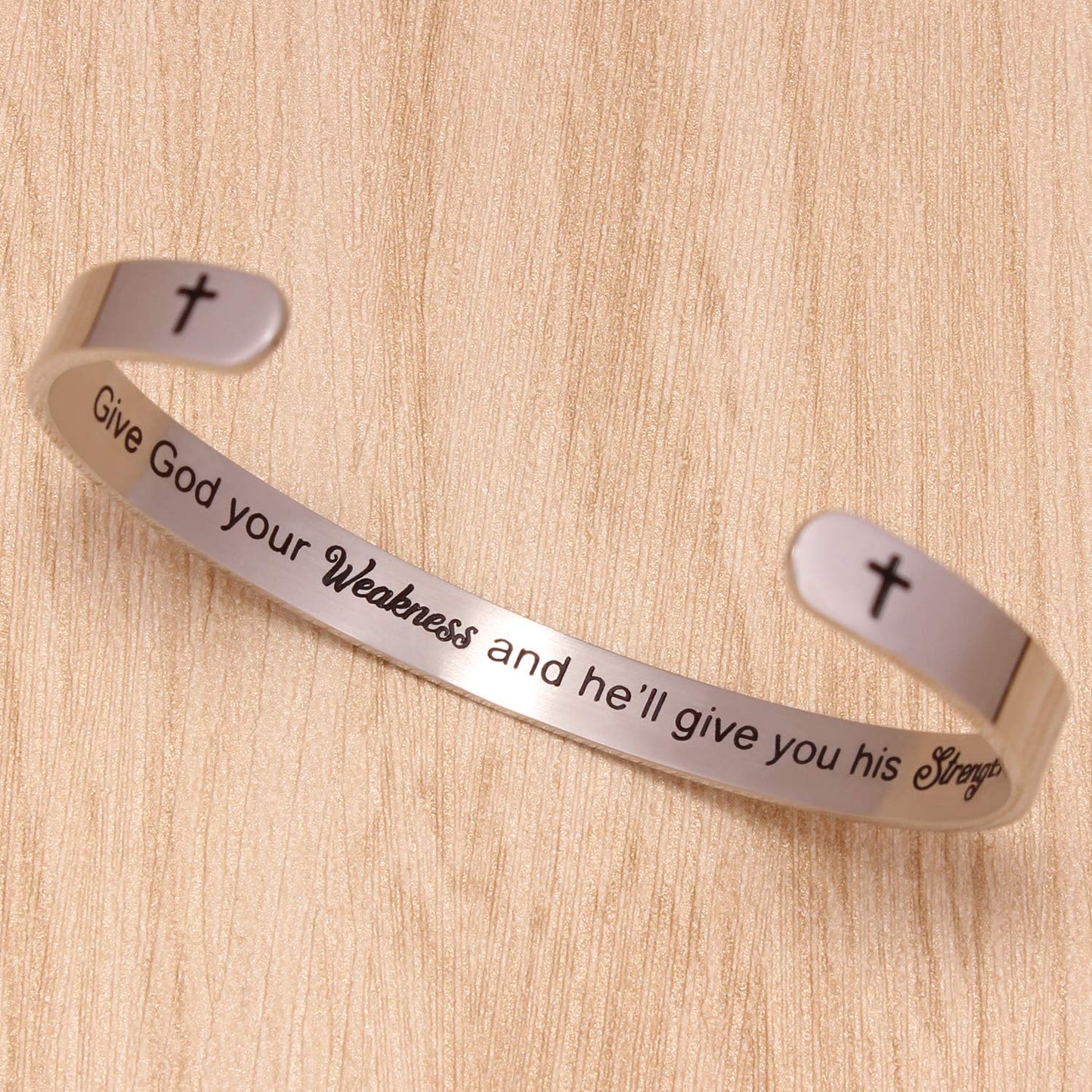Btysun Easter Basket Stuffers for Teens, Christian Gifts for Women Religious Bracelets Bible Verse Gifts Cuff Bracelet Jewelry w