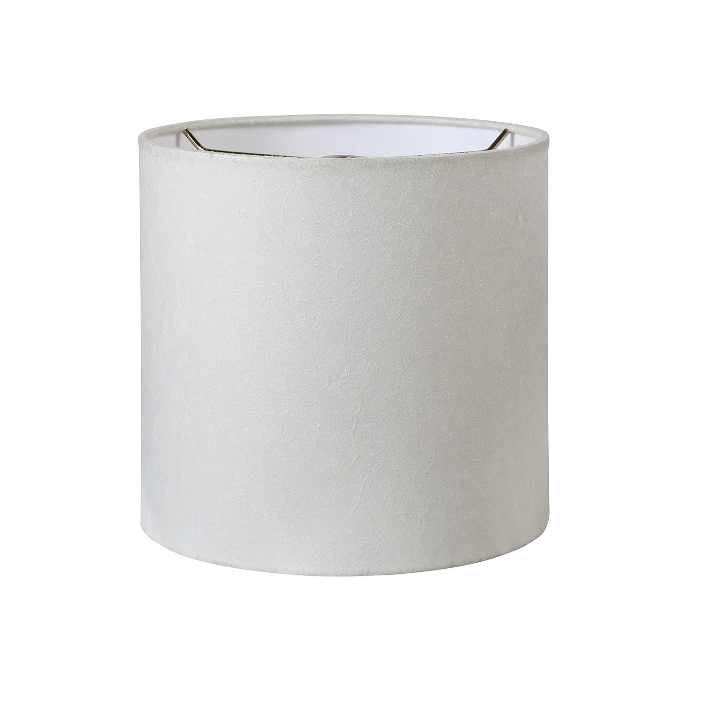 Aspen Creative Drum Lamp Shade 8in x 8in x 8in Linen White Model 31241A