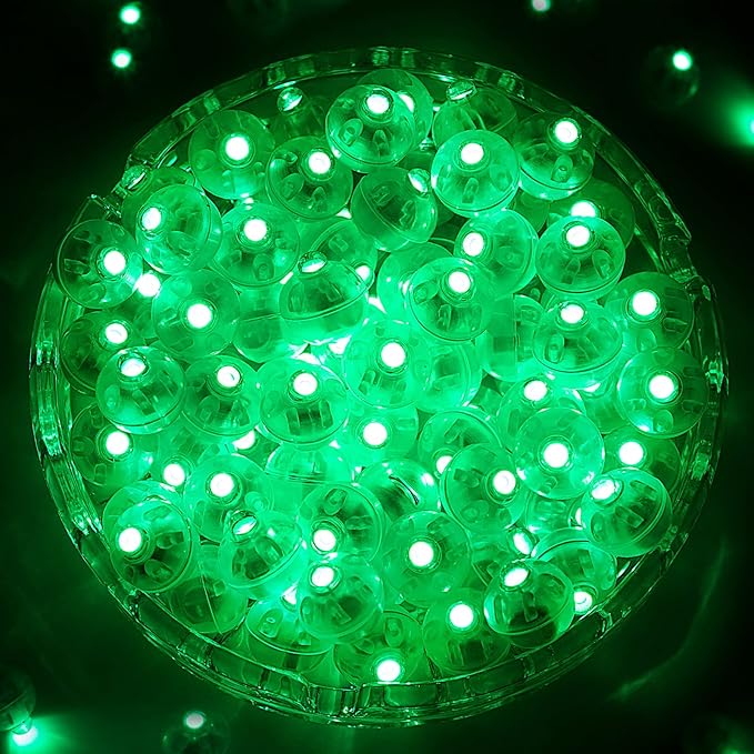 ZGWJ 200PCs Mini Led Lights,Led Balloons for Party Decorations Neon Party Paper Lantern Easter Eggs Birthday Party Wedding Halloween Christmas Decoration