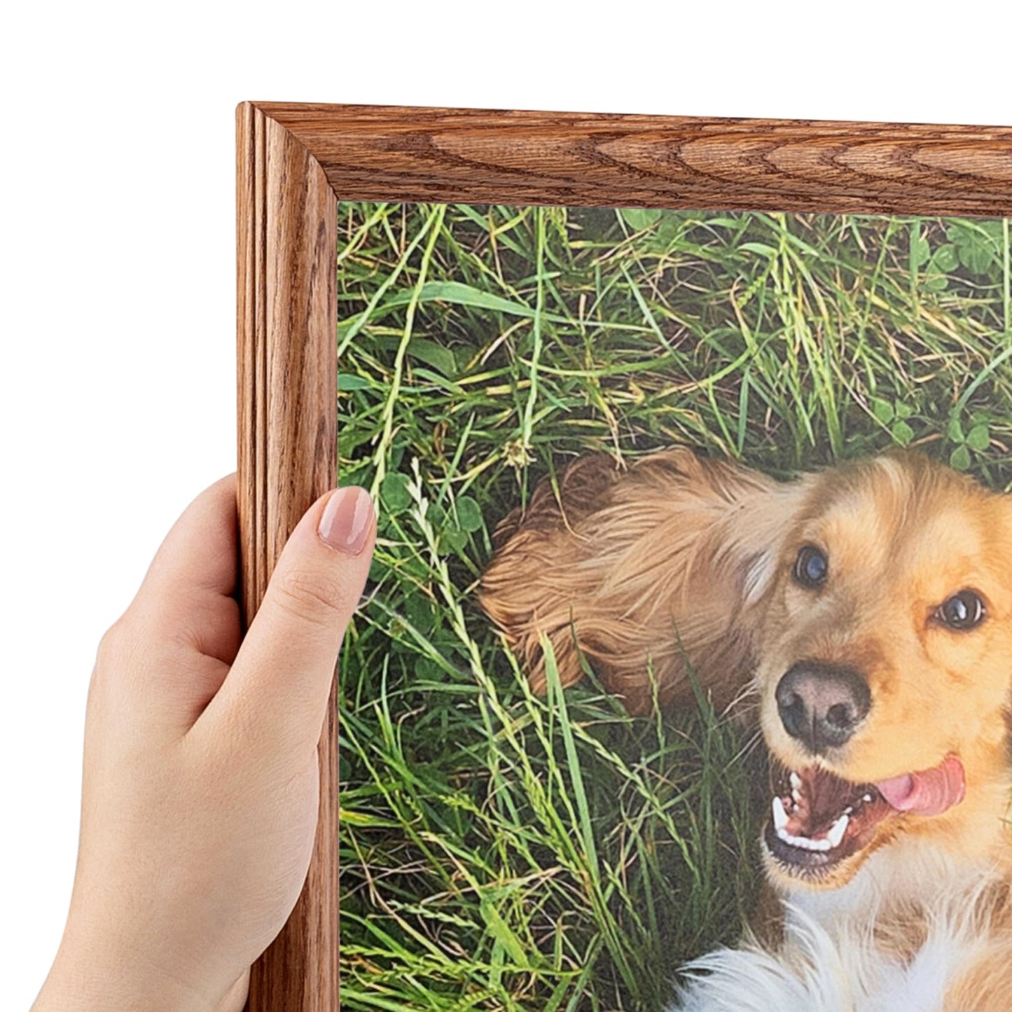ArtToFrames 11x12 inch Honey Oak Wood Picture Frame, 2WOM01336-150-11x12