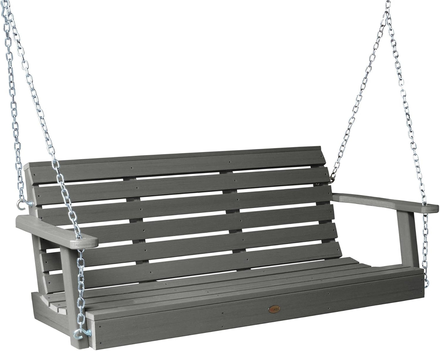 highwood Weatherly Porch Swing, 5 Feet, Coastal Teak