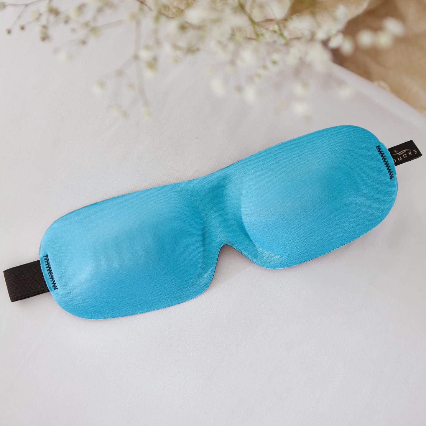 Bucky 40 Blinks No Pressure Eye Mask for Travel & Sleep, French Blue, One Size