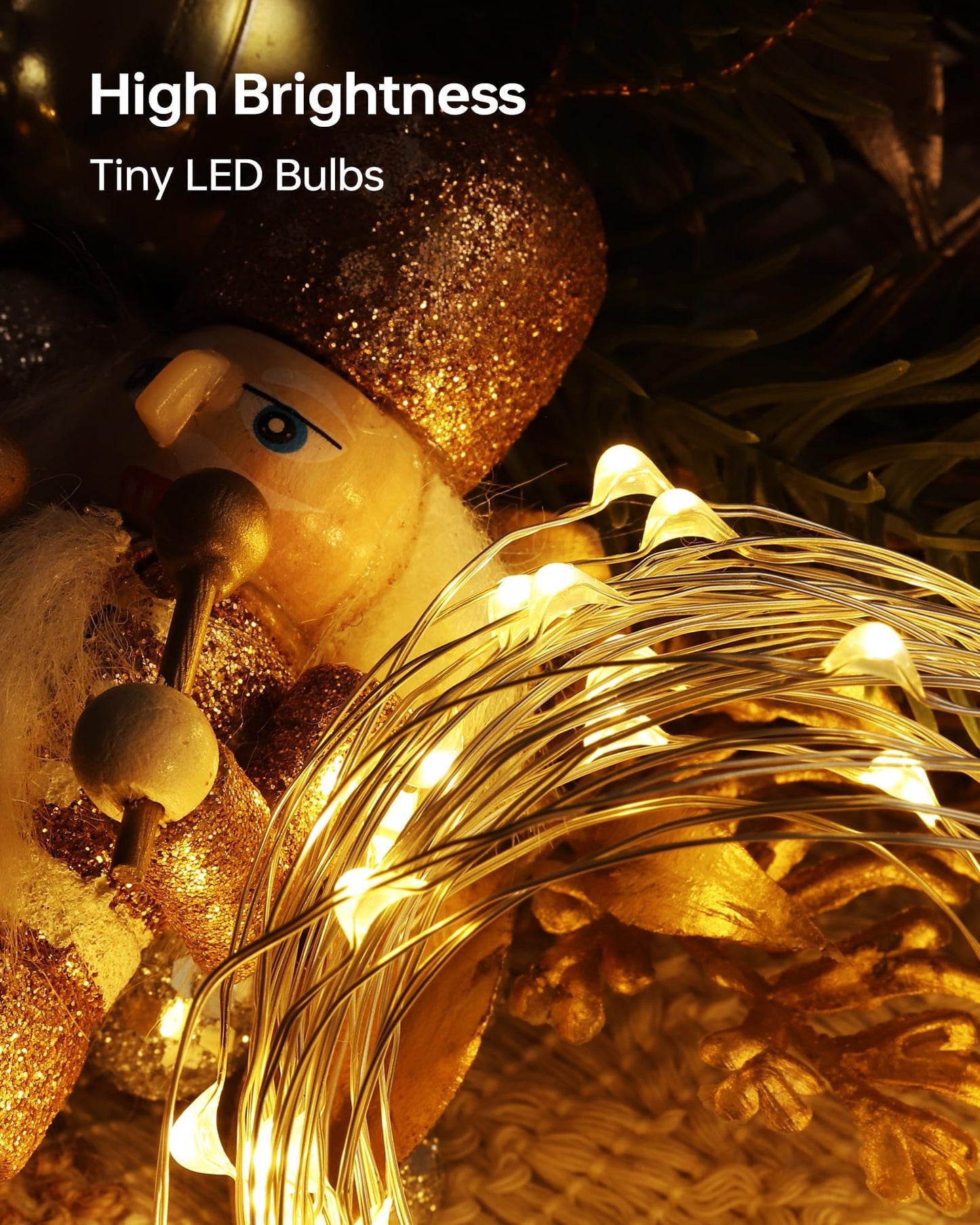 Aozope 6 Pack Fairy Lights - 7Ft 20 Led Warm White Copper Wire String Lights For Diy Crafts, Weddings, And Decor