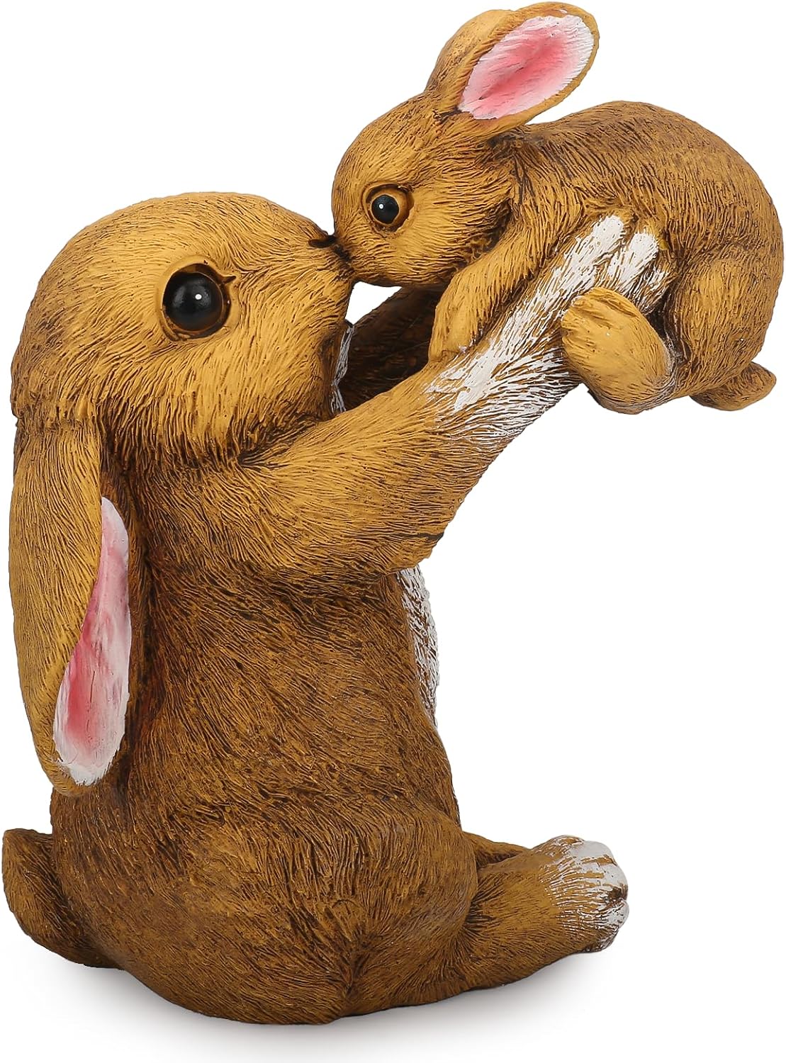 Bunny Decor for Garden, Family Rabbit Figurine Statue for Table Decorations, Adorable Outdoor & Indoor Rabbits Decoration, Gifts for Mom and Women