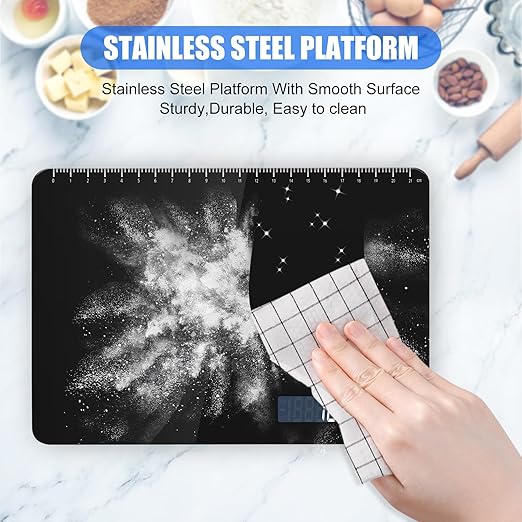 Digital Kitchen Scale, Large Capacity, Easy Tare Function, Large LCD Display, Perfect for Cooking, Baking, and Meal Prep