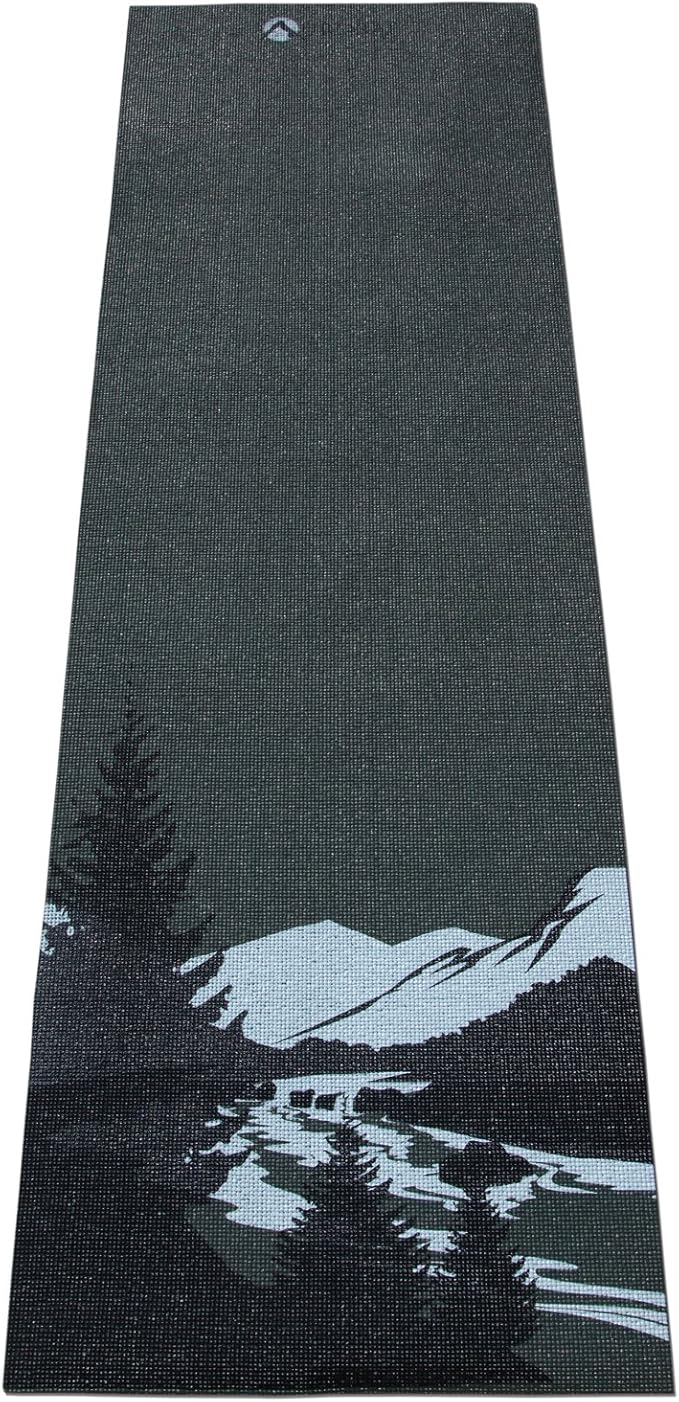 AURORAE Classic/Printed Extra Thick and Long Yoga Mat. Slip Free Rosin included