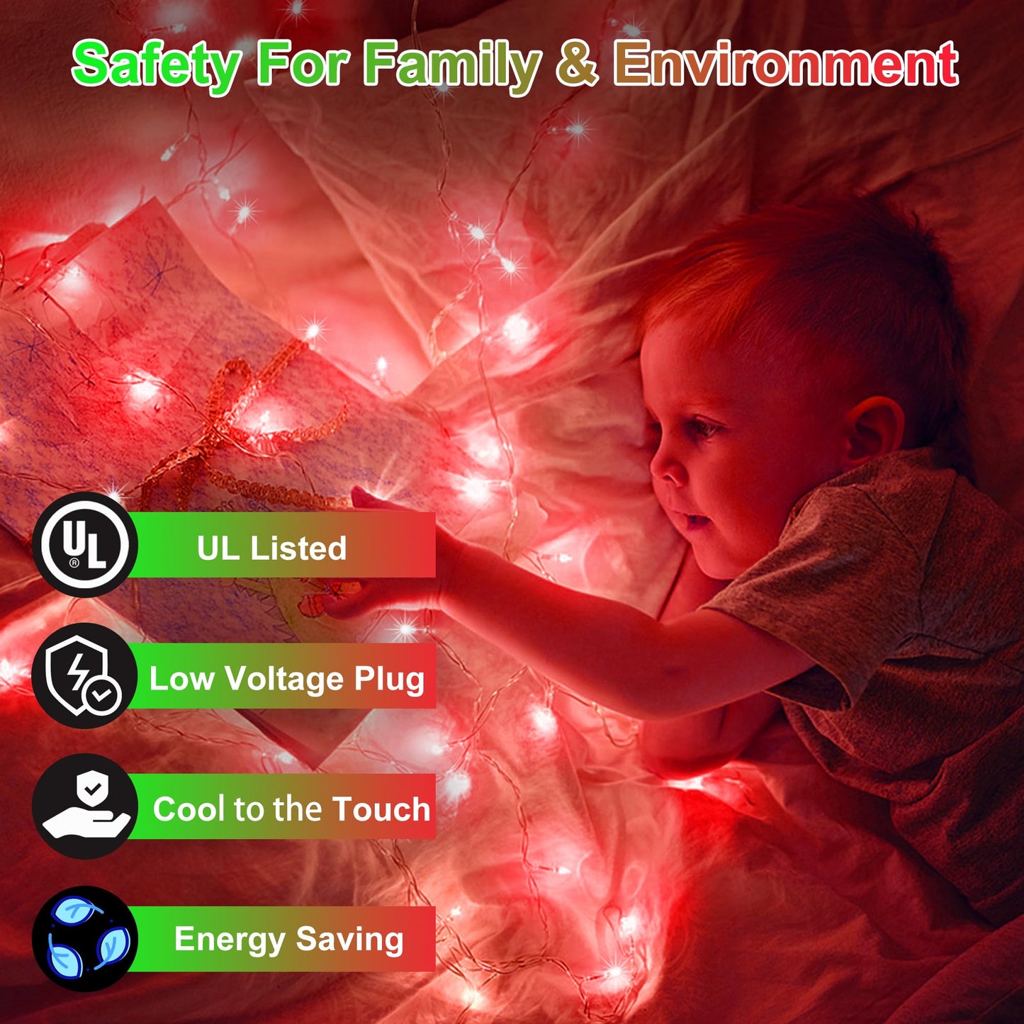 Xikengshq 1500Led Christmas Lights Outdoor Use  470Ft 12 Modes Red Led String Lights With Timer Dimmable  Waterproof Christmas Tree Lights For Xmas Patio Yard Fence Balcony Garden Party Decor Red